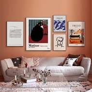 Seni Garis Abstrak Henri Matisse - Potret Kucing & Kuda | Poster Kanvas & Cetakan Seni Dinding | Hia