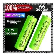 100%AAA, AA rechargeable battery 1.2V 3000mAh alkaline battery