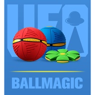 New Arrival Magic Flying Saucer Ball Toy with 3 LED Light Outdoor Bounce Ball Perfect Birthday Gift