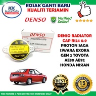 R124 0.9 Denso Radiator Cap Japan Made - Proton Saga Iswara Exora Gen2 Persona Toyota AE80 AE92 Hond