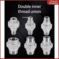 304 stainless steel flat flexible joint double inner and outer thread buckle threaded water pipe str