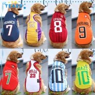 TEASG Dog Sport Jersey, 4XL/5XL/6XL Breathable Dog Vest, Summer Large Medium Basketball Clothing Apparel