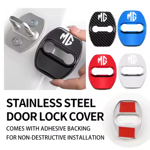 Car Door Lock Buckle Protector Cover Anti-scratch Protection Case For MG Hector TF GT ZR 3 5 6 7 HS 