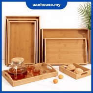 Dulang Kayu Bamboo Wooden Tray Triangle Wooden Tray Dulang Kuih Raya Kayu