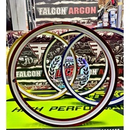 ล้อทูโทนทรงเอ FALCONE ARGON ฟาคอลงานสวย1.4-17 1คู่=2วง