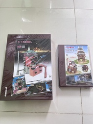 全新 千與千尋 Sankei紙劇場模型 1／150 油屋 及 哈爾移動城堡紙劇場模型