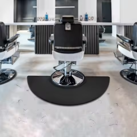 3ft x 5ft Anti Fatigue Barber Shop Chair Mat for Chair Base Hair Stylist Beauty Floor Mats Thick Off