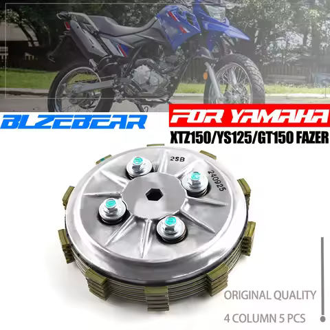 Engine Motorcycle Friction Disc Kit Clutch Hub Core For YAMAHA XTZ 150 xtz150 YS125 ys 125 GT150 Faz