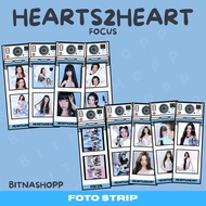 PHOTO STRIP HEARTS2HEARTS focus 9 PCS PHOTO STRIPS KPOP UNOFFICIAL H2H ANA CARMEN IAN JIWOO JUUN