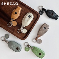 Suitable for Mercedes-Benz Key Cover E300L GLC C260l GLC300 GLE350 Car Key Cover Shell Buckle C200L