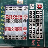 Sticker polygon, Stiker Sepeda Polygon