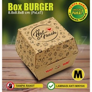 Burger Box - Burger Box - Burger Box | KRAFT CHOCOLATE - HOT & FRESH - M (50 pcs)