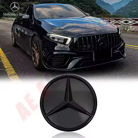 Style Car Front Grilled Star Emblem Logo Badge For Mercedes Benz W205 W177 W217 R231 W118 C257 H247 