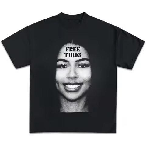 Men T-Shirt Mariah The Scientist Free Thug Rapper Star Fashion Cotton Tee Shirt Short Sleeve T Shirt