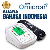 PROMO!! Tensimeter Digital TaffOmicron Bahasa Indonesia Alat Pengukur Tekanan Darah Akurat Tensi Darah Monitor Tekanan Darah Electronic