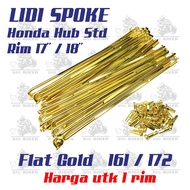 SPOKE LIDI Jejaring honda ex5 dream y100 rxz y125z wave125 wave110 chrome black gold flat blue 157 1