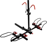 Universal Heavy Duty Hitch Bicycle Rack Platform Lockable 2-Bike For SUV & Truck, E-Bike Compatible,