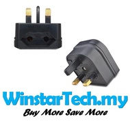 3 pin UK to 2 pin EU AC Universal Adapter Power Plug Travel Converter 3PIN 2PIN