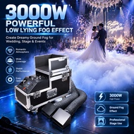 3000W Low Lying Fog Machine Water Fog Machine Floor Fog Machine for Wedding Stage Disco Party Filmma