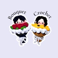 Bouquet crochet character | By zue.studio