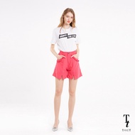 TandT - SASHAY AWAY Velvet Screen Cotton T-shirt เสื้อยืด พิมพ์ กัมหยี ตัวอักษร