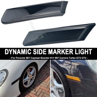 2PCS LED Side Marker Light Turn Signal Lamps Amber Color For Porsche 997 (911) GT2 / GT2 RS GT3 / GT