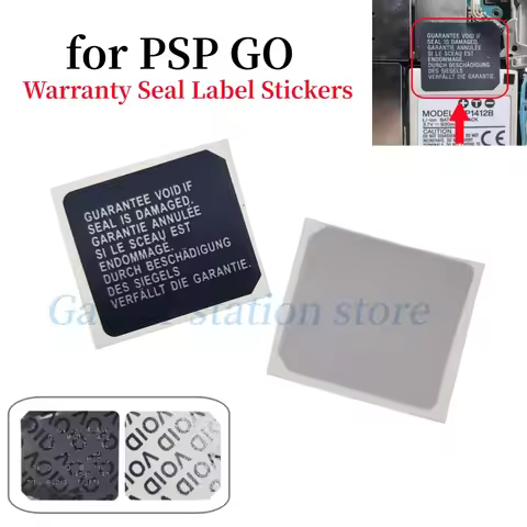 1/5/10/20/50/100 PCS Warranty Seal Label Stickers for PSP GO Console Sticker for PSPGO Sticker Lable