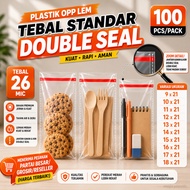 MERAH OPP Plastic Glue Standard Thickness 26 Micron Contents 100 pcs – Red SealBENING (9x21 10x21 11