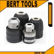 BERT🇸🇬｜Keyless Drill Chuck 10mm-3/8-24UNF Hand Drill Chuck Keyless Drill Chuck Adapter Self-Tighten 