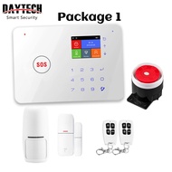 DAYTECH Tuya App สัญญาณกันขโมย alarm system SOS สัญญาณกันขโมย Door Windows SENSOR Wifi/GSM ระบบเตือน