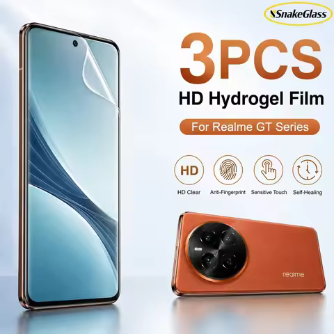 3PCS HD Hydrogel Film For Realme GT8 Pro GT 7 GT Neo5 GT 6T GT Neo6 GT Neo3T GT Neo3 GT Neo2T GT Mas