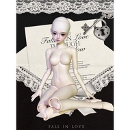 BIJIDI Lolo Body 4 Points Body Female bjd Figure Female Doll High-Value Makeup Doll Head Wig mjd Dol