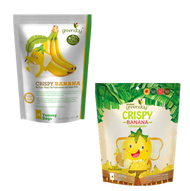 Greenday - [2大包裝，共8小包] Greenday Kids 開心水果農場 香蕉脆脆 (每小包12g)