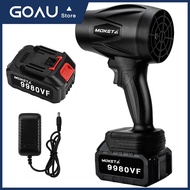 พัดลมเทอร์โบเจ็ท 5000W โบลเวอร์ เครื่องเป่าลมไร้สาย เครื่องเป่าลมไฟฟ้า Thrust รุนแรงพัดลม แบบพกพาฝุ่