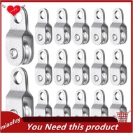 [OnLive] 20 Pcs Cable Pulley Block Wheel for 6mm/0.23'' Wire Rope, Load Capacity 550 Lbs (2.6 X 1.1 