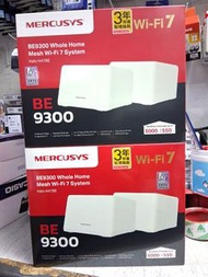 🔥全新行貨🔥最平Wifi 7真正極速Mesh 9214 Mbps三頻 Mercusys Halo H47BE BE9300 全屋 Mesh Wi-Fi 7 系統 (2/3件裝)🚛順豐全港包郵🚛