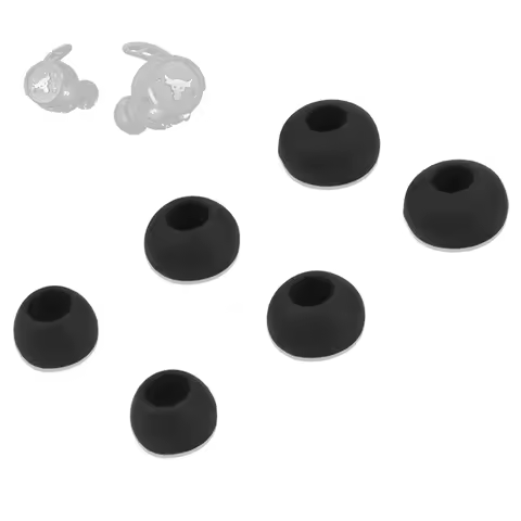 6Pcs Silicone Ear Tips for JBL UA FLASH X Rock Eartips for JBL Project Rock TWS Tips Outlet diameter