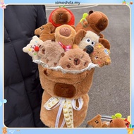 Capybara plush doll bouquet Cute Capybara doll toy Birthday gift bouquet Valentine gift bouquet