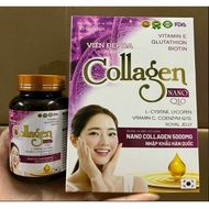 Supper Collagen Nano Q10 Beautiful Oral Tablet Helps Brighten Skin, Reduce Dark Spots, Anti-Aging - Box Of 30 capsules