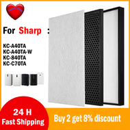 ตัวกรองคาร์บอนตัวกรองอากาศและกลิ่นที่มีประสิทธิภาพสูงสำหรับ KC-A40TA ที่คมชัดKC-A40TA-W KC-840TA KC-