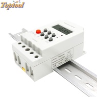 TOPTOOL Digital Timer, 12V 220V Timer Switch, Portable LED 25A 110V Electrical Device Timer Electric