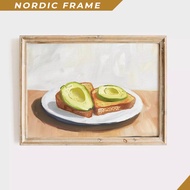 Wall Painting, Avocado Toast Painting Quirky Kitchen Wall Art (Digital Download) 1
