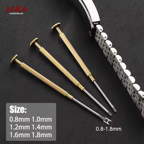 Quality Micro Precision Screwdriver Set Mini Watchmakers Tools Metal Slotted Screwdriver for Rolex f