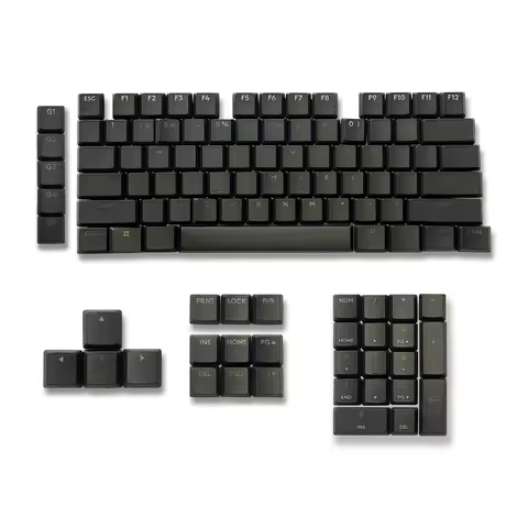Original Low-Profile Cross Stem Keycaps for Logitech G915X Mechanical Keyboard, Backlit Replacement 