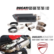 Hot Sale Suitable for Motorcycle Sports Car Ducati 696 1100 Modified Exhaust Pipe 795 796 Middle Sec