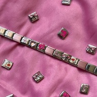 Barbie Doll Themed Italian Charm Premade Bracelet