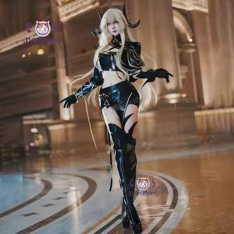 Game Path to Nowhere Sin Cosplay Costume High quality leather tops shorts cloaks gloves headwear, so