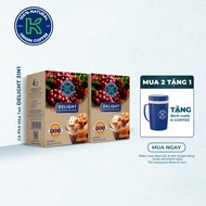 [TẶNG CA] Cà Phê Sữa Hòa Tan K Delight 3in1 Combo 2 Hộp 15 Gói - Thương Hiệu K Coffee