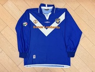 2003布雷西亞主場長袖巴治奧 Umbro Brescia Baggio 10 藍色長袖球衣