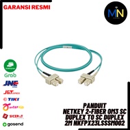PANDUIT NetKey 2-Fiber OM3 SC Duplex to SC Duplex 2M NKFPX23LSSSM002